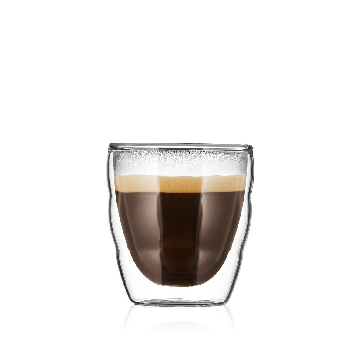 Bodum Pilatus espresso glas dubbel vägg, 2 st.