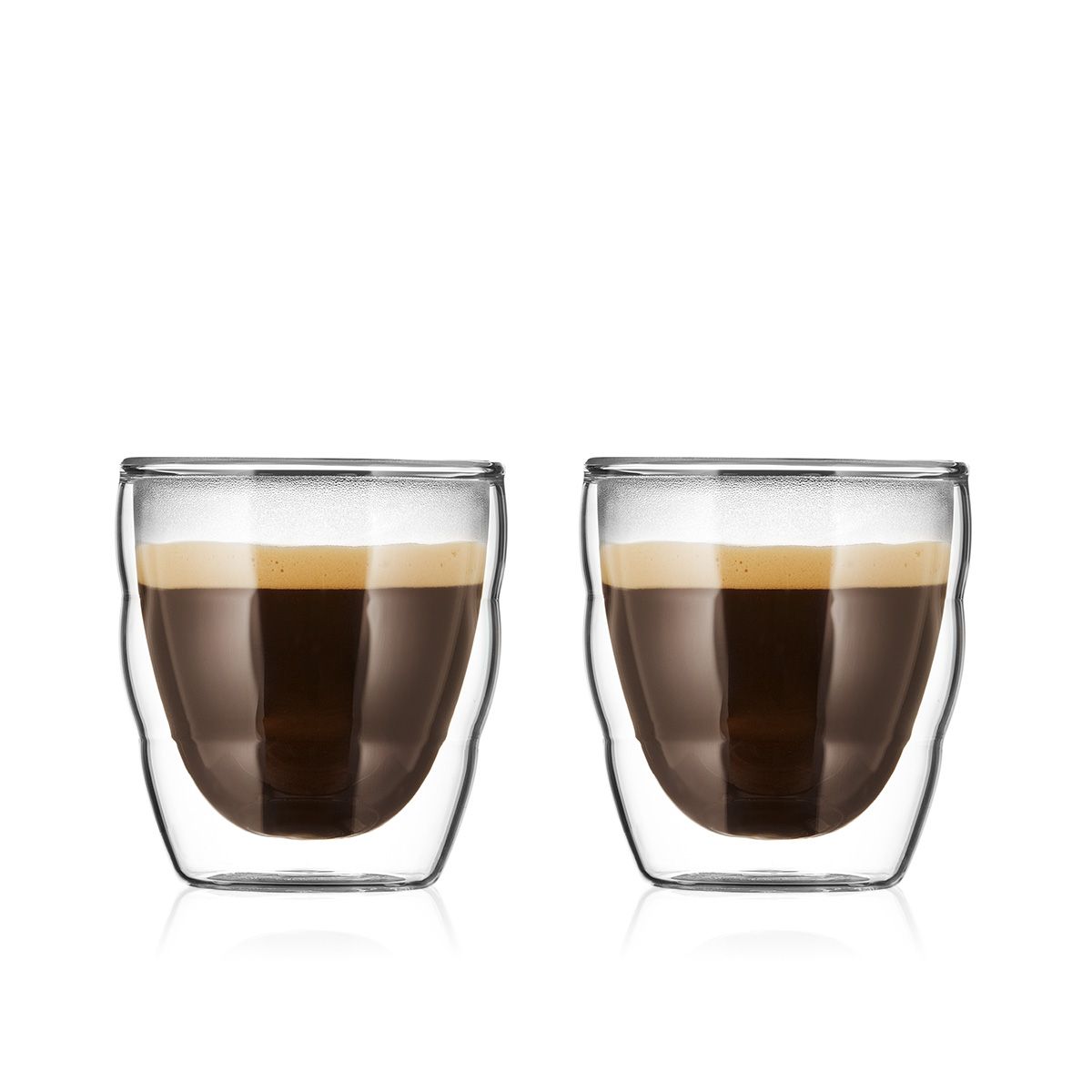 Bodum Pilatus espresso glas dubbel vägg, 2 st.