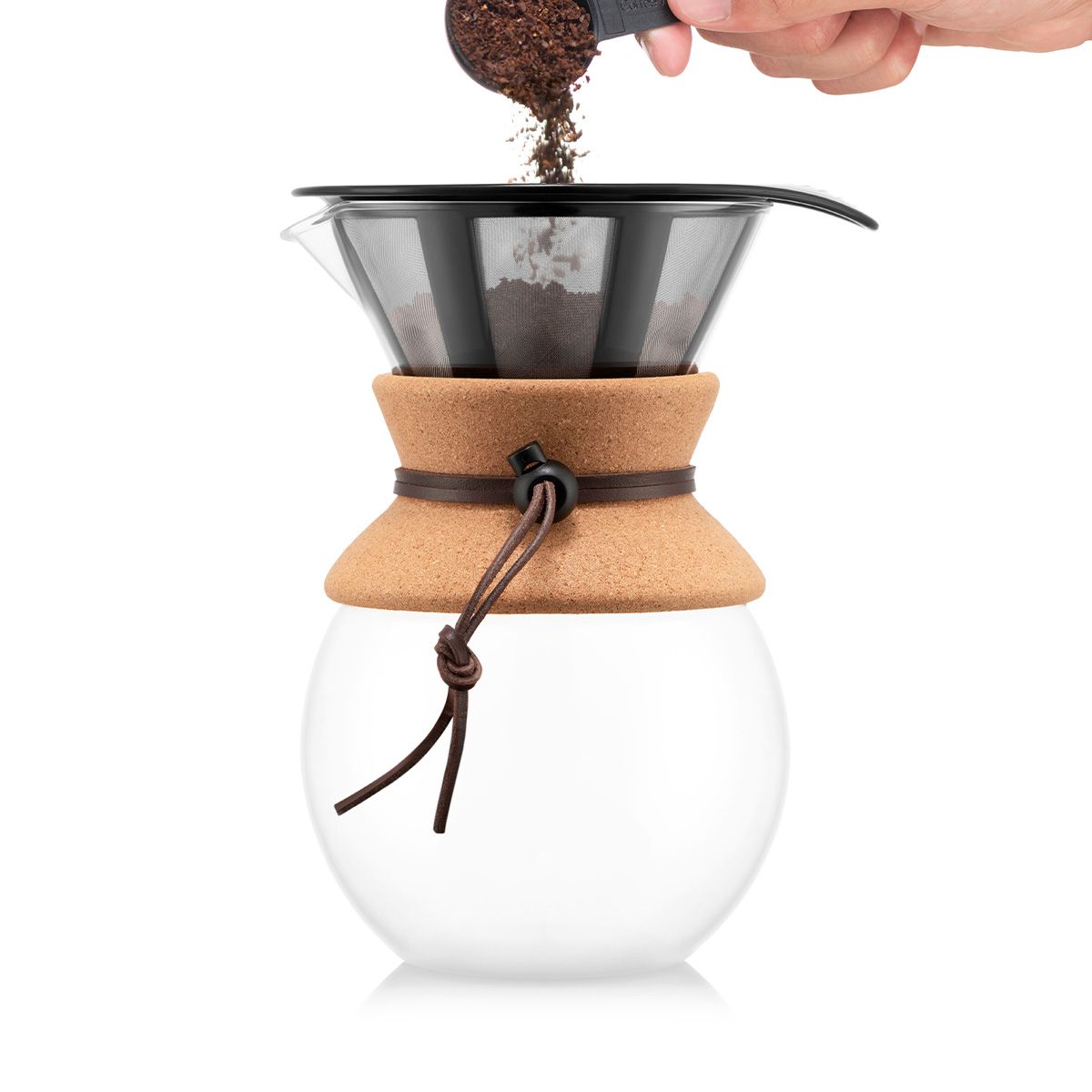 Bodum Pour Over Kaffebrygger Med Filter Cork, 8 Kop