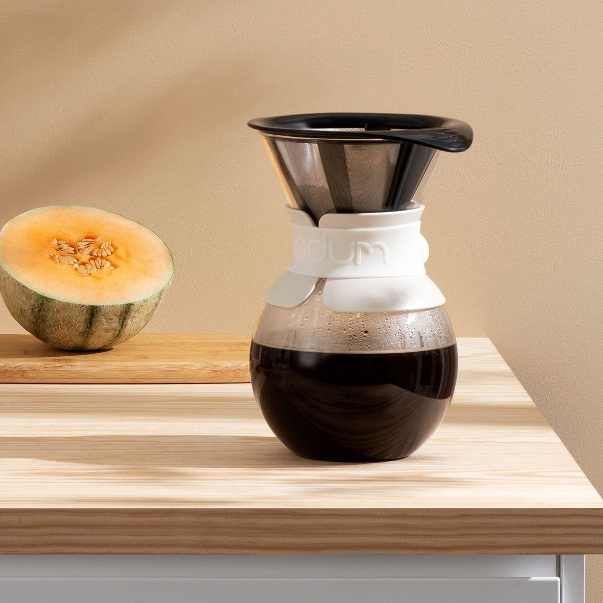Bodum Häll över kaffebryggning med filtervitt, 8 kopp