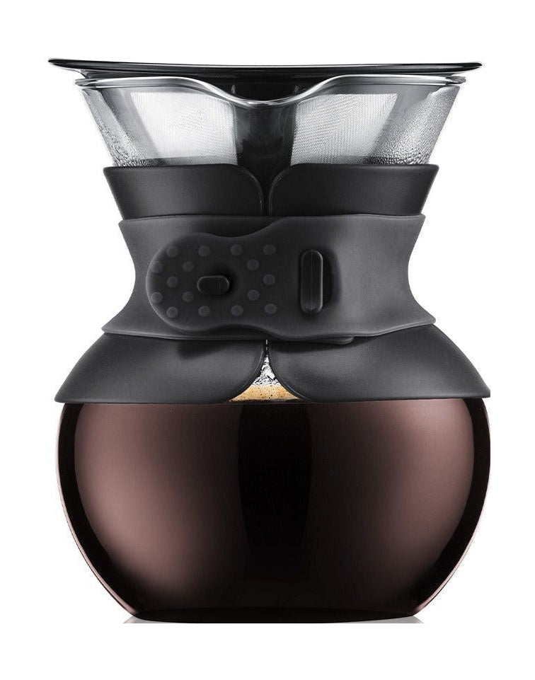 Bodum Pour Over Kaffebrygger Med Filter Sort, 4 Kop
