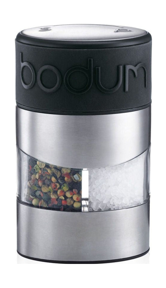 Bodum Twin Manuel Salt och Pepper Gern Steel, svart