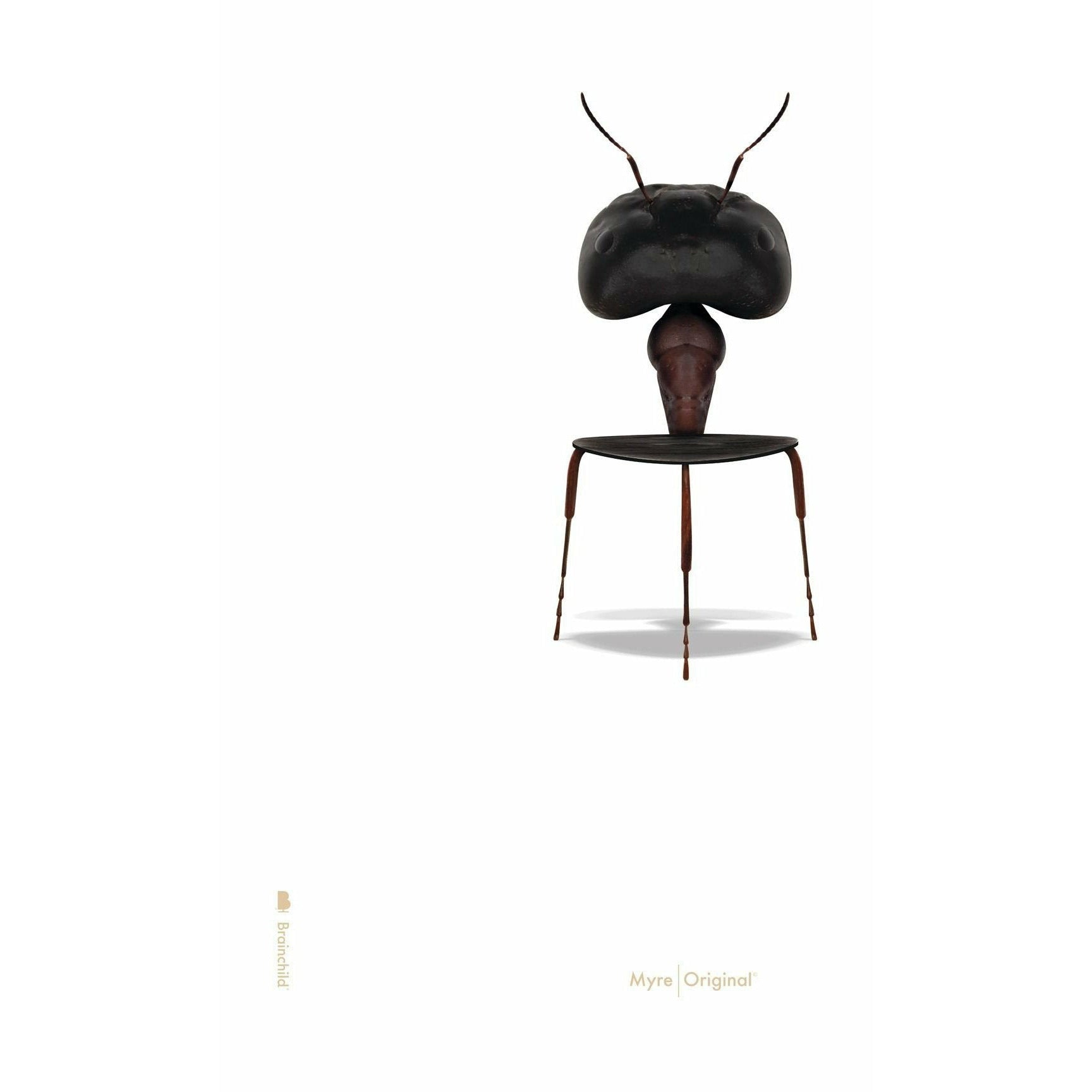 Brainchild Ant Classic Poster No Frame 50x70 cm, vit bakgrund