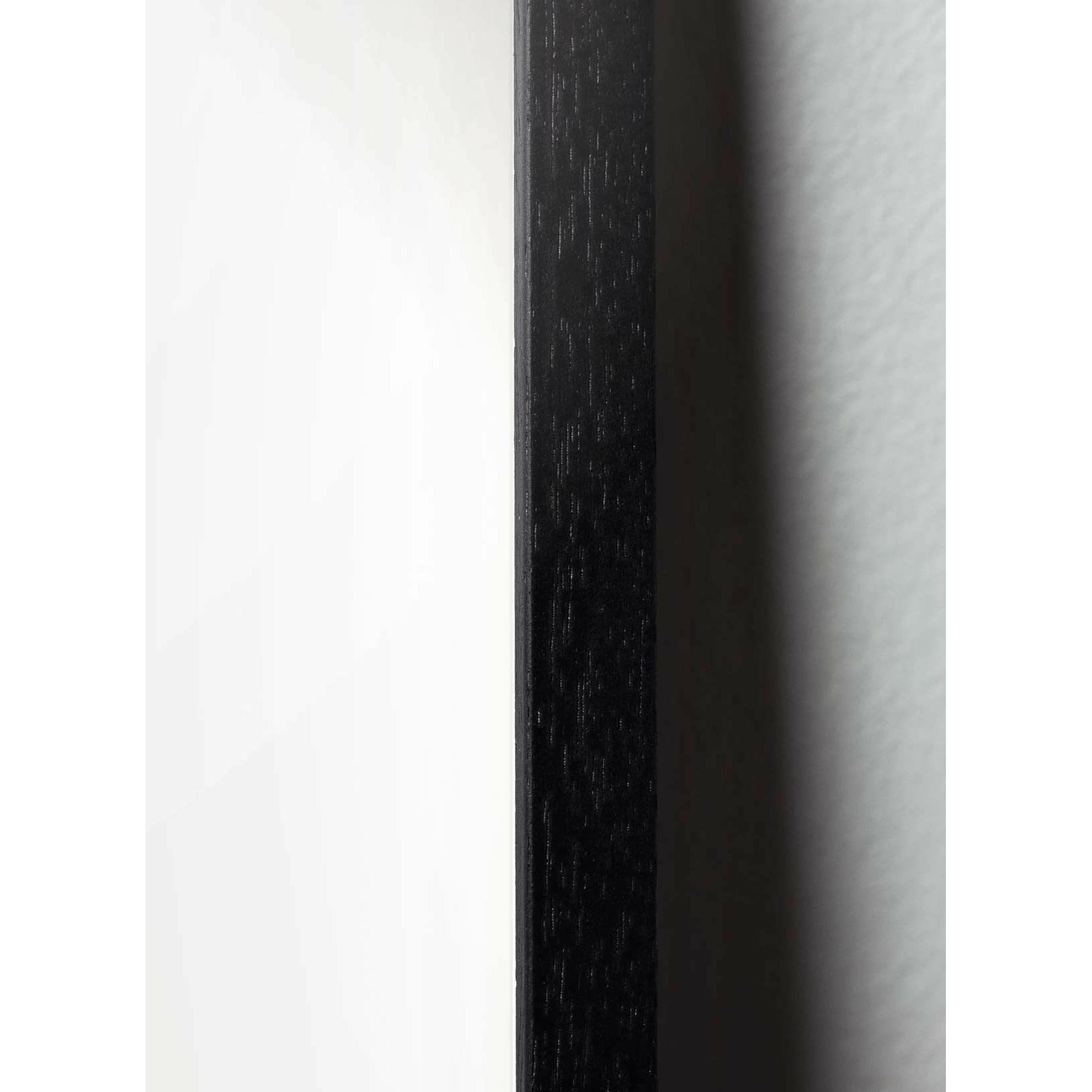 Brainchild Flowerpot Designikonsaffisch, ram i svart -målat trä 70x100 cm, grå