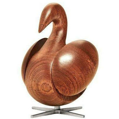 Brainchild Swan Wood Figure Mahogany, stålfot
