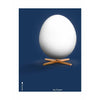 Brainchild Egg Classic Poster ingen ram 50x70 cm, mörkblå bakgrund