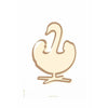 Brainchild Swan Stroke Poster ingen ram A5, vit bakgrund