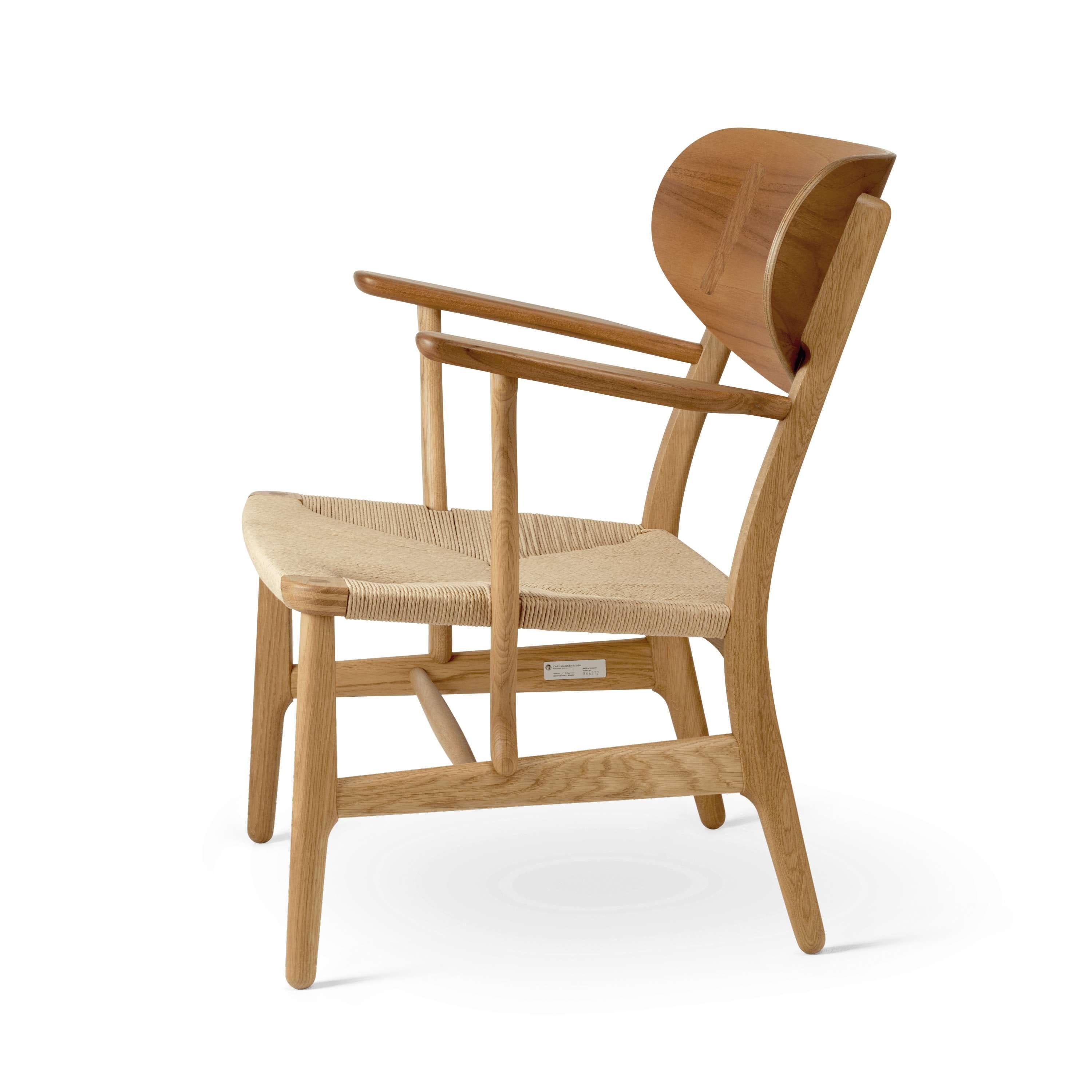 Carl Hansen CH22 Lounge Chair Teak/ekolja, naturen