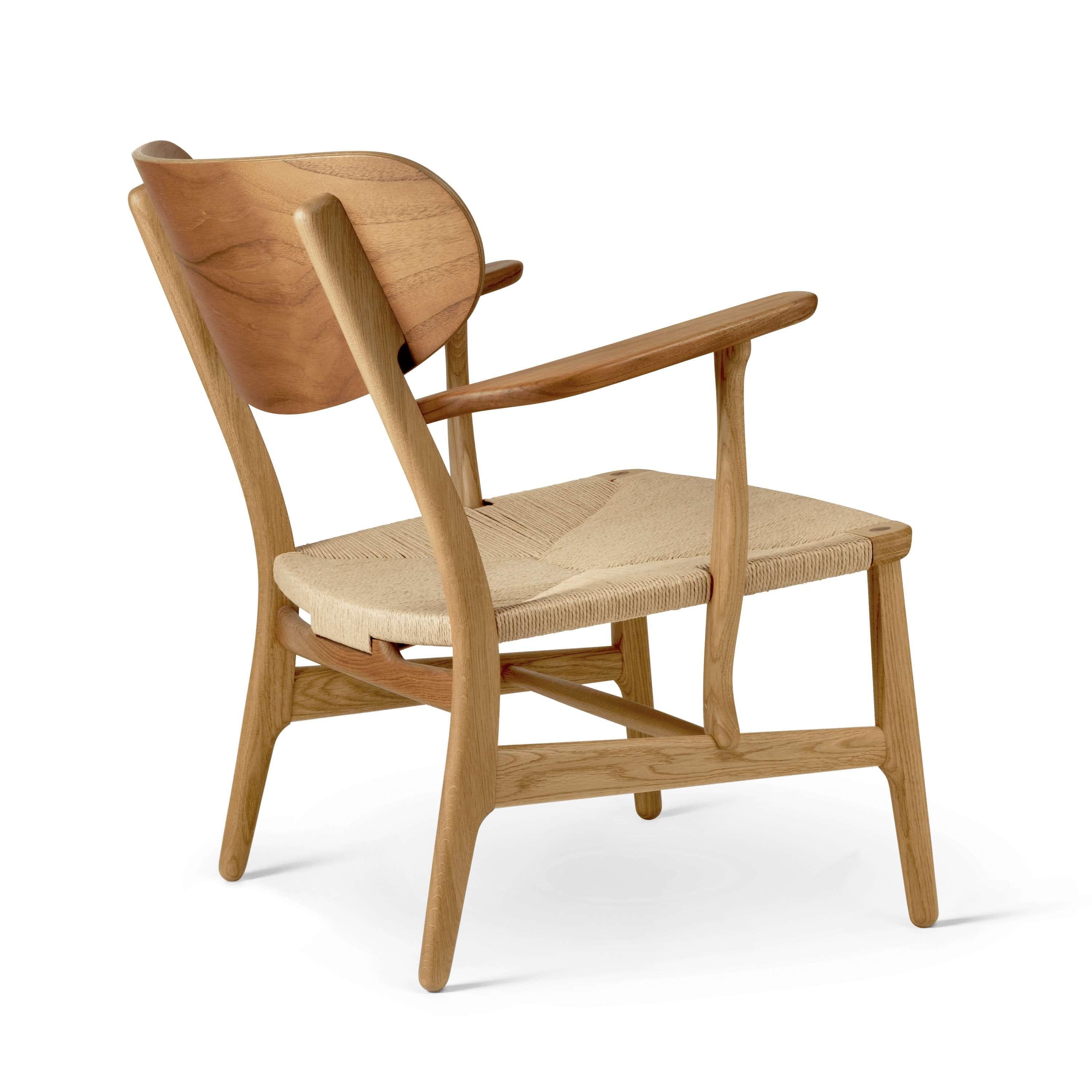 Carl Hansen CH22 Lounge Chair Teak/ekolja, naturen