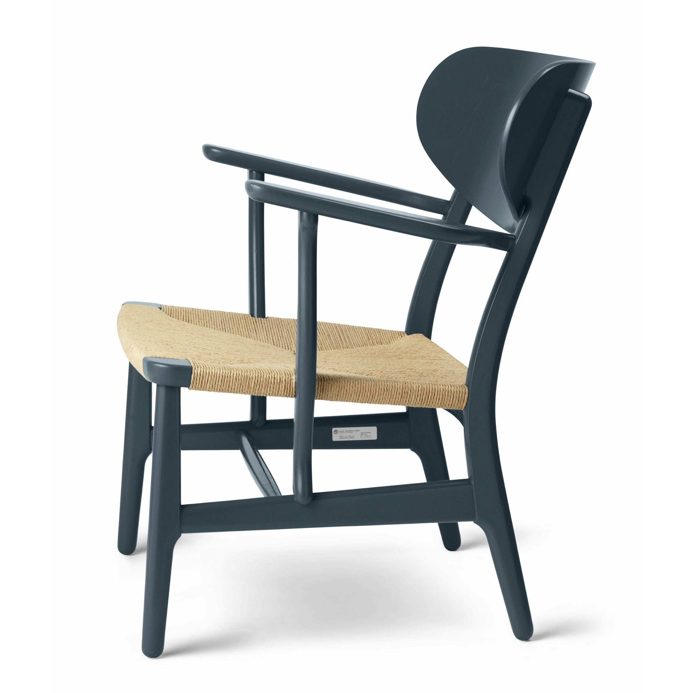 Carl Hansen CH22 Lounge Chair Oak, North Sea Blue/Nature Merge - Special Edition