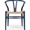 Carl Hansen CH24 Y-Chair Special Edition Beech, Soft Blue