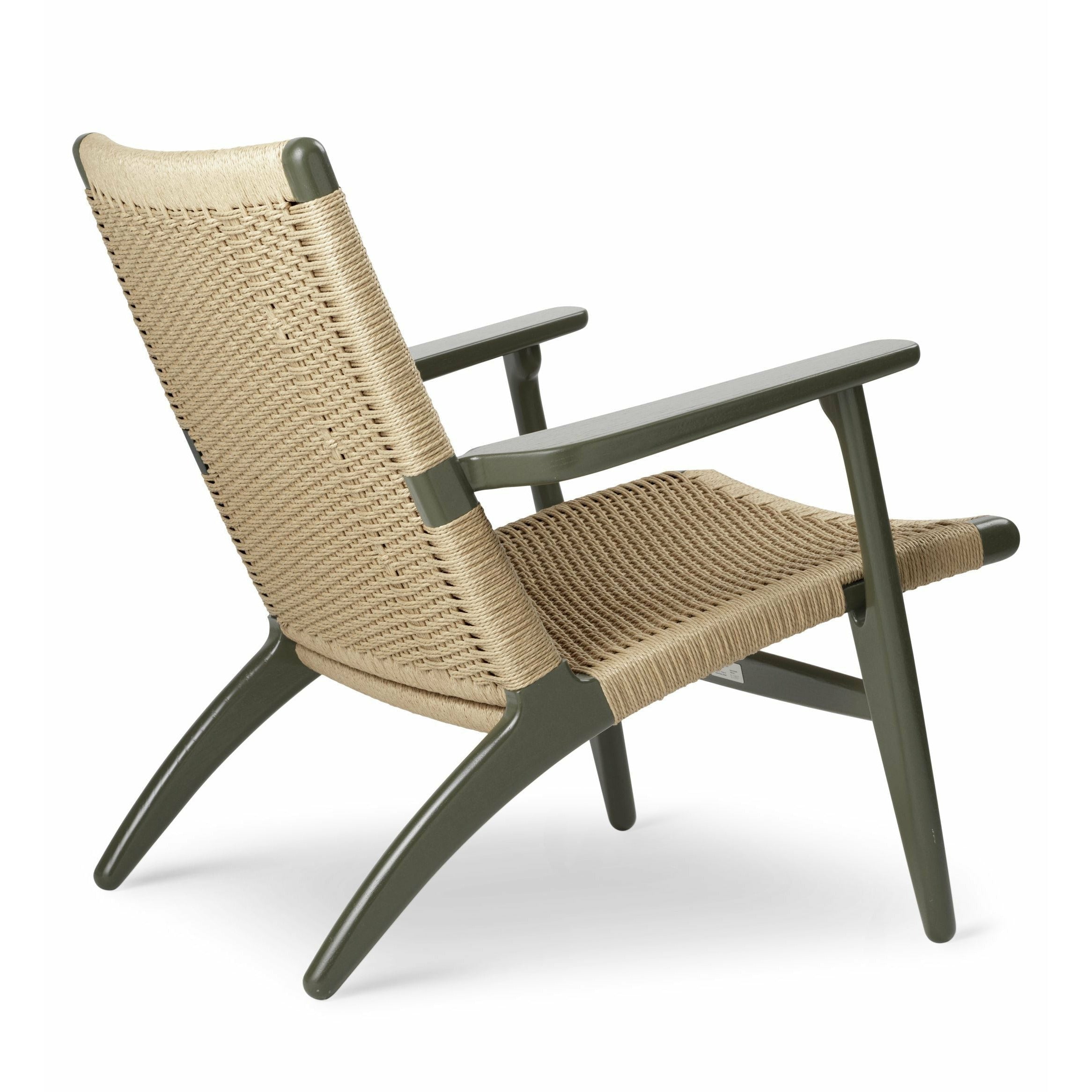 Carl Hansen CH25 Lounge Chair Oak, tånggrön/naturfusion - Specialutgåva