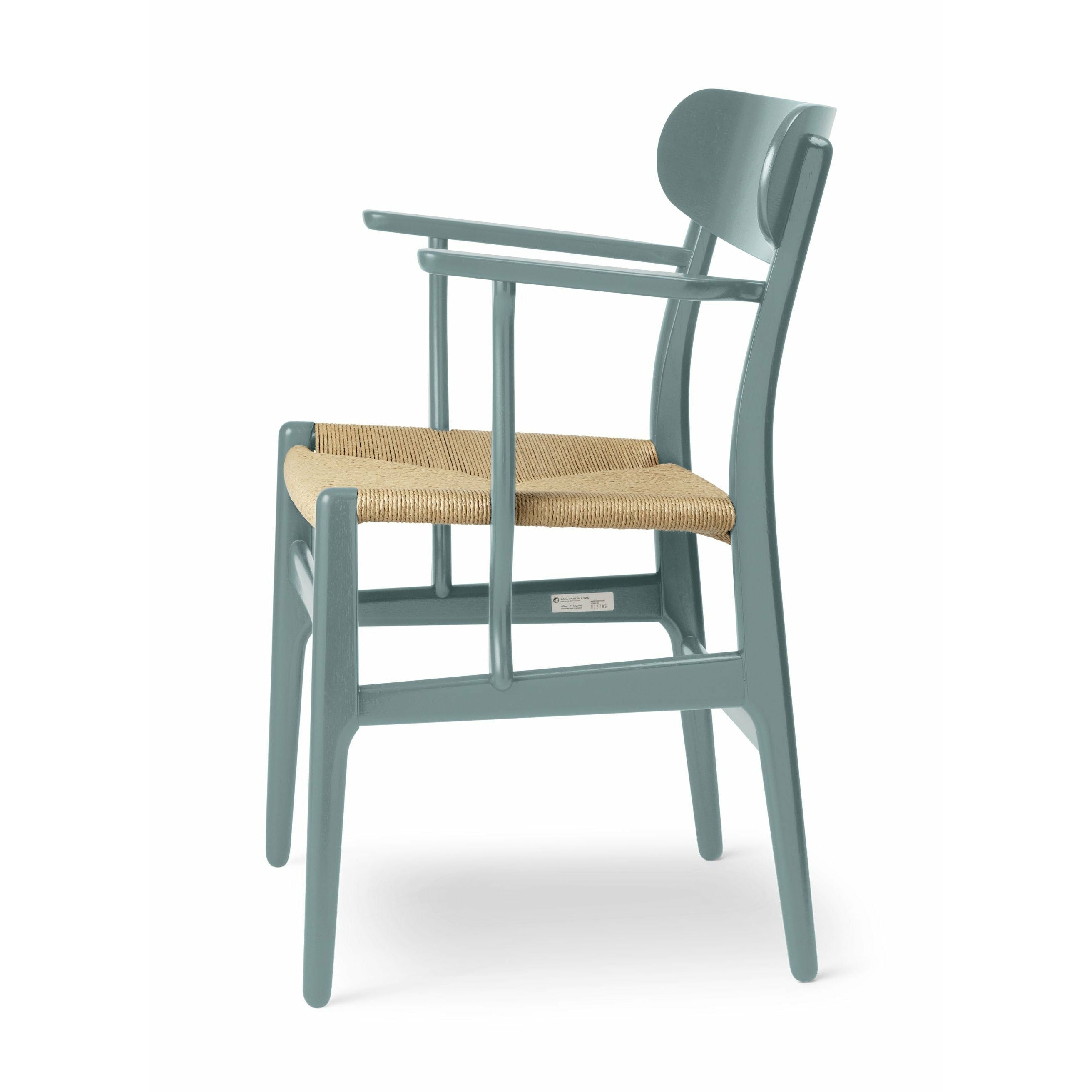 Carl Hansen CH26 Chair Oak, Pewter Blue/Nature Braid - Special Edition