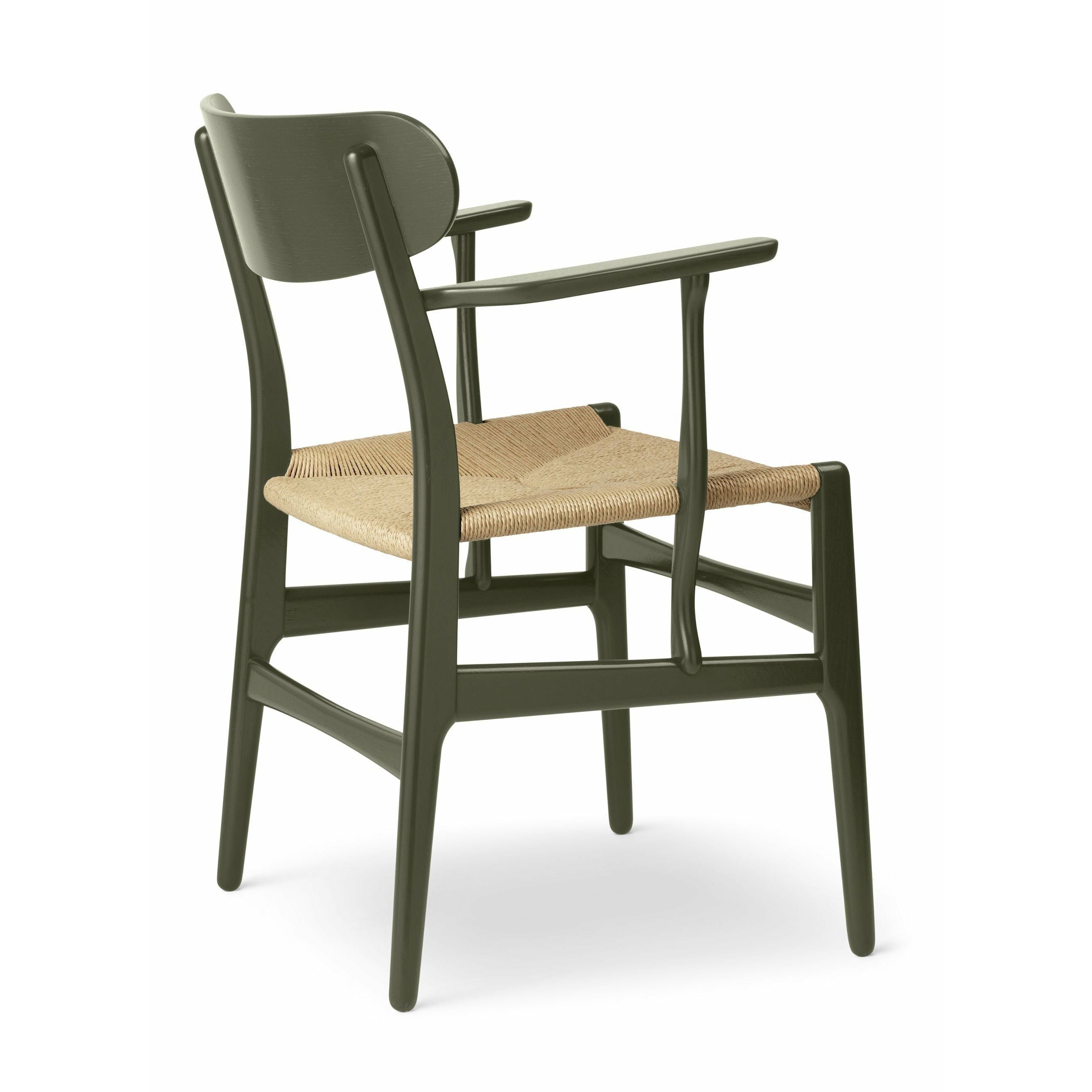 Carl Hansen CH26 -stol ek, tånggrön/natur sammanslagning - specialutgåva