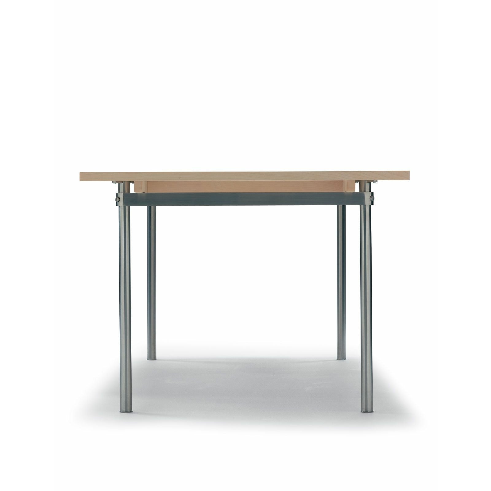 Carl Hansen CH322 matbord rostfritt stål olja ek, inkl. 4 ytterligare plattor