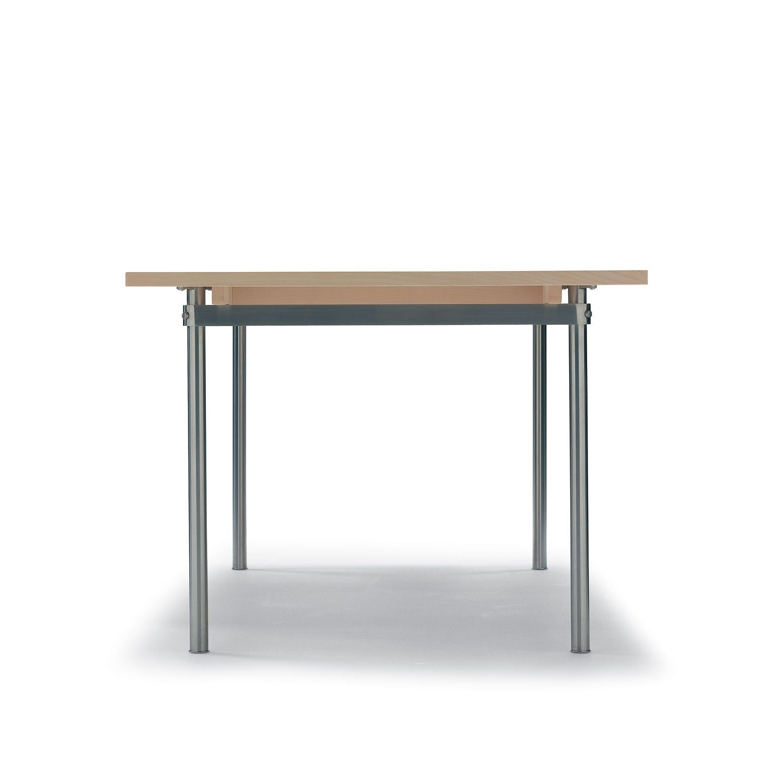 Carl Hansen CH322 matbord rostfritt stål oljat ek, utan ytterligare plattor