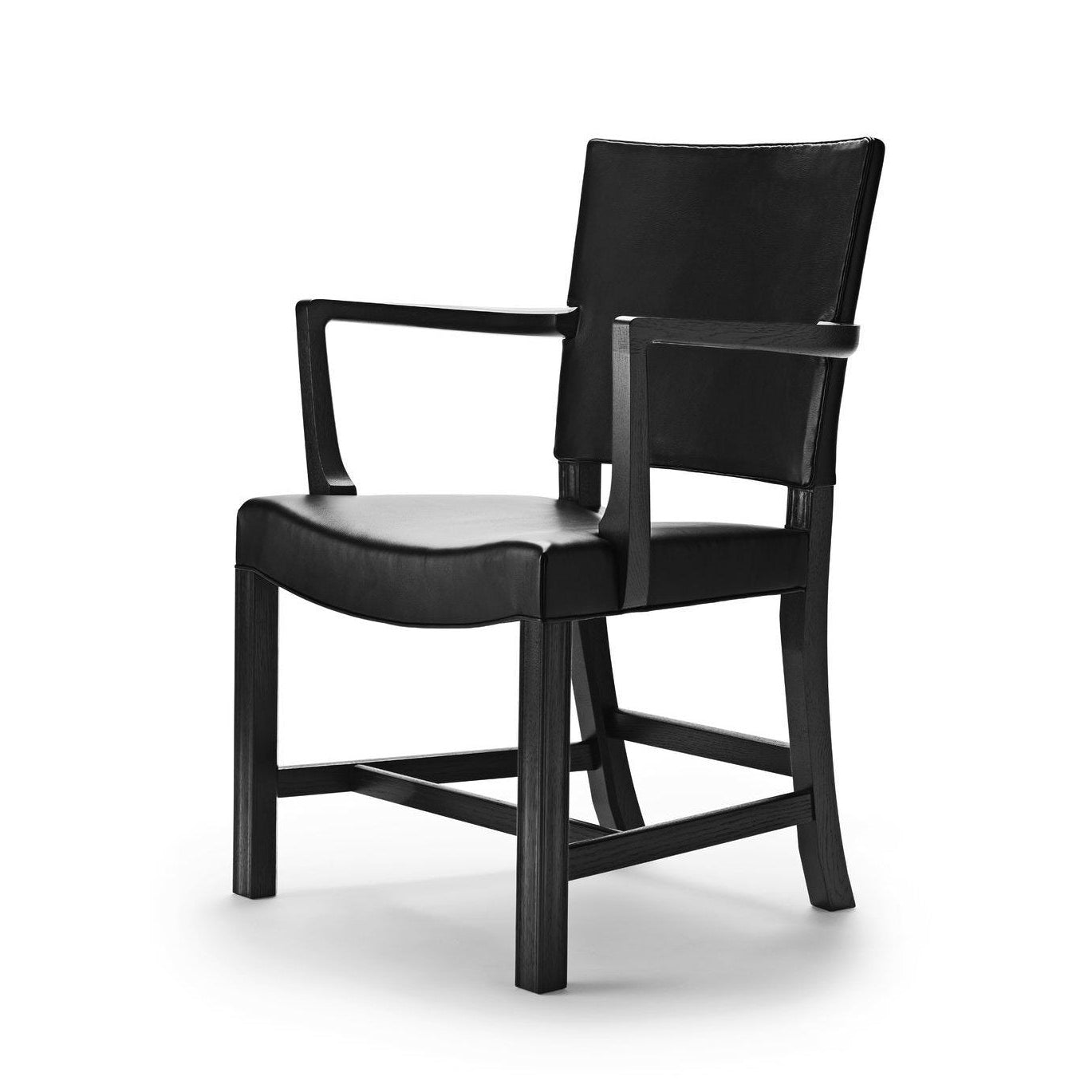 Carl Hansen Den röda stolen med armstöd, 58 cm