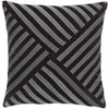 Christina Lundsteen Lily Velor Cushion, Steel Grey/Chocolate