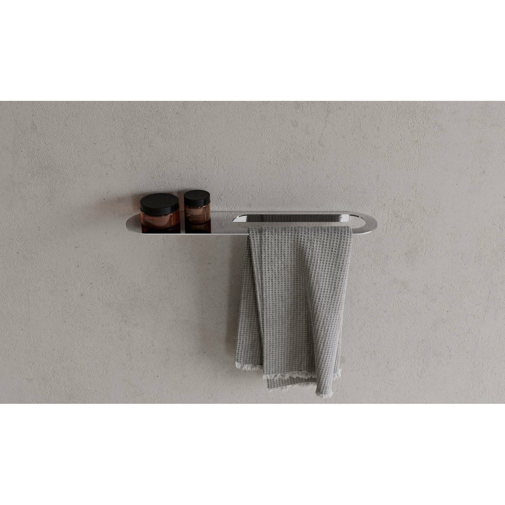 Copenhagen Bath CB 100 - handdukhållare med hylla, krom