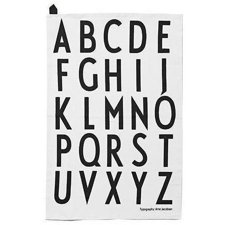 Design Letters AJ Viskestykke, Hvid, 2 Stk.