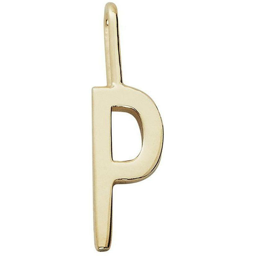 Design Letters Brev Charm A-Z 16 mm, guld, s