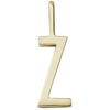 Design Letters Bogstav Charm A-Z 16 Mm, Guld, Z