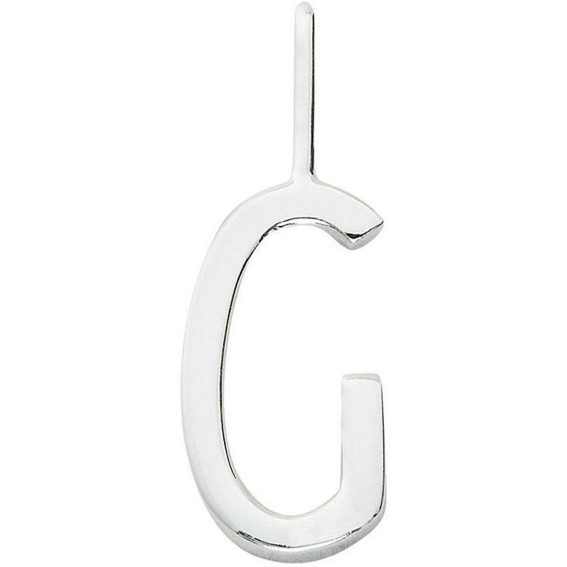 Design Letters Brev charm A-Z 16 mm, silver, g