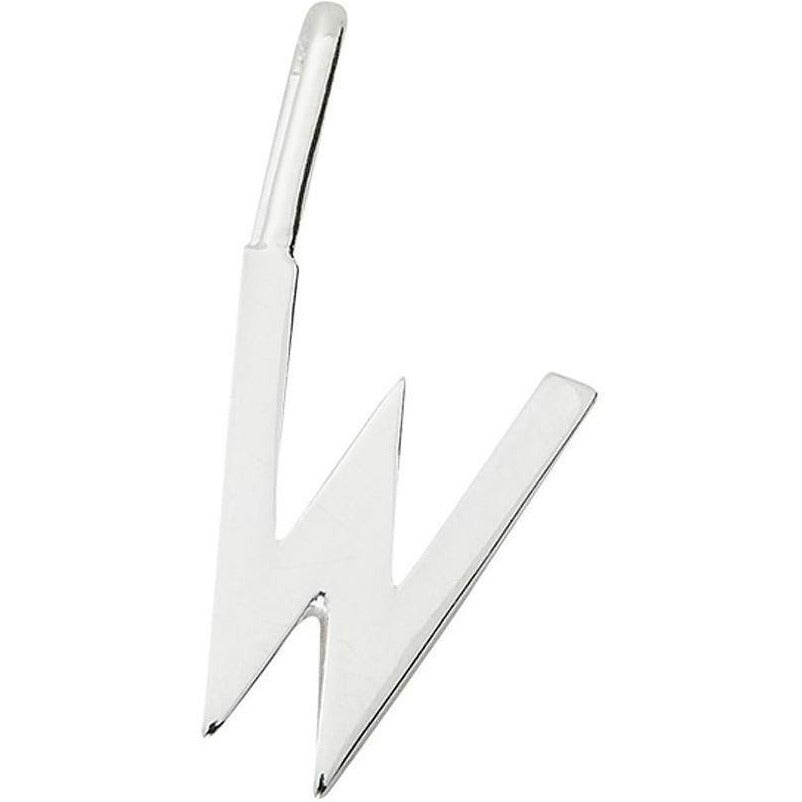 Design Letters Letter Charm A-Z 16 mm, silver, W