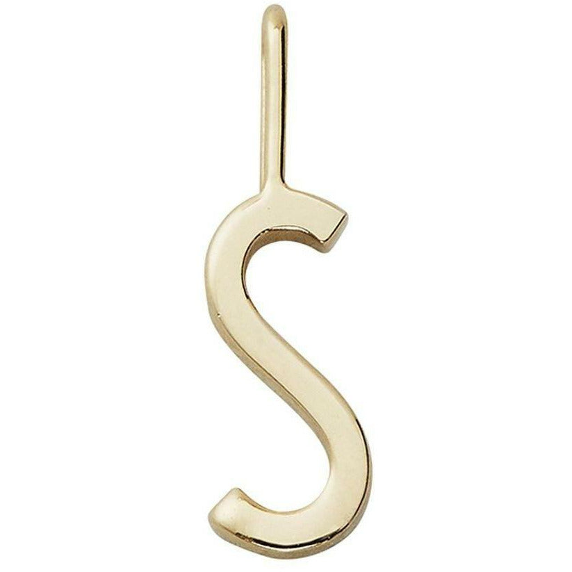 Design Letters Brev charm A-Z 30 mm, guld, s