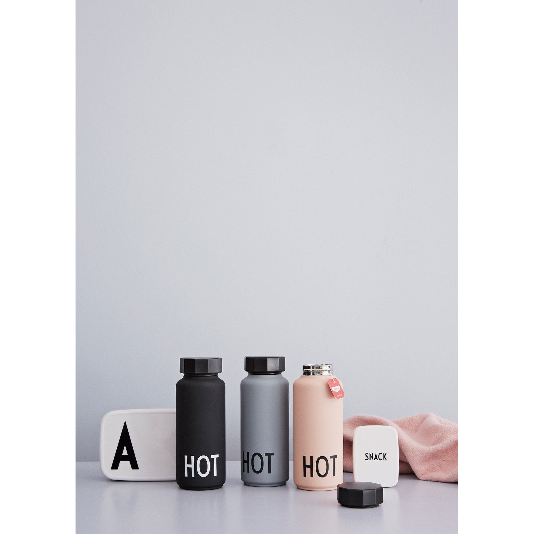 Design Letters Hot & Cold Termoflaske, Nude