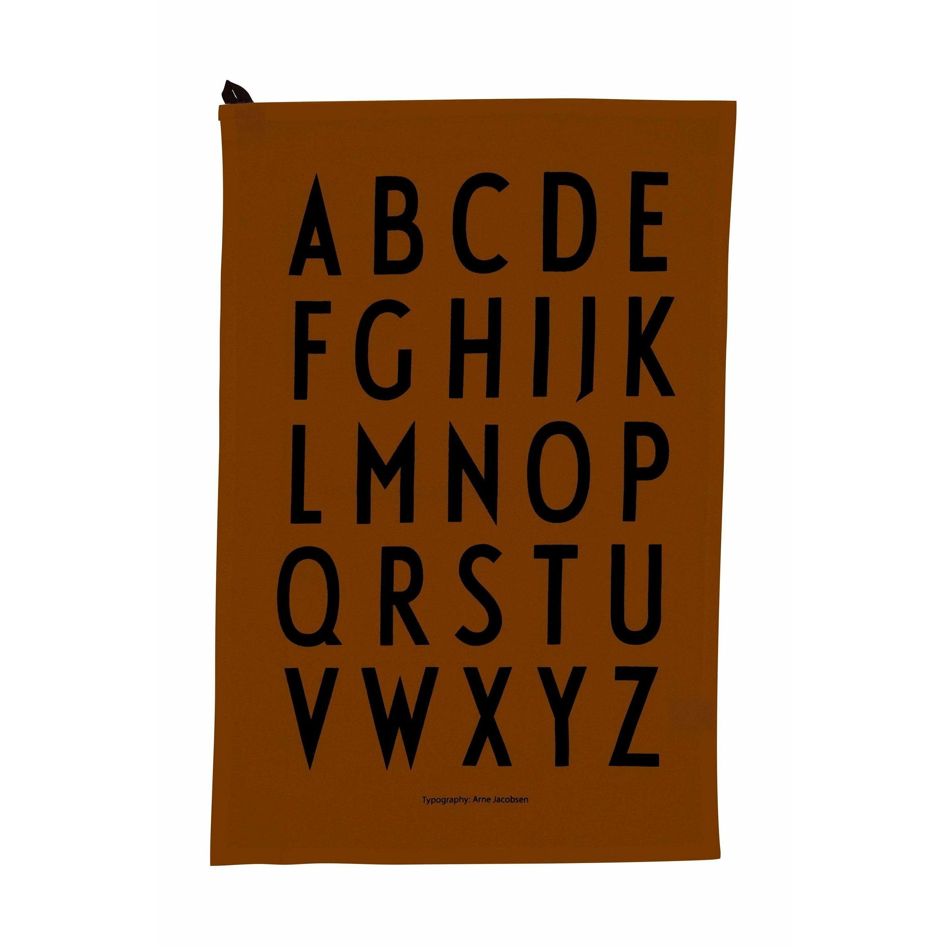 Design Letters Classic A-Z Thandduk 2 st, bruna