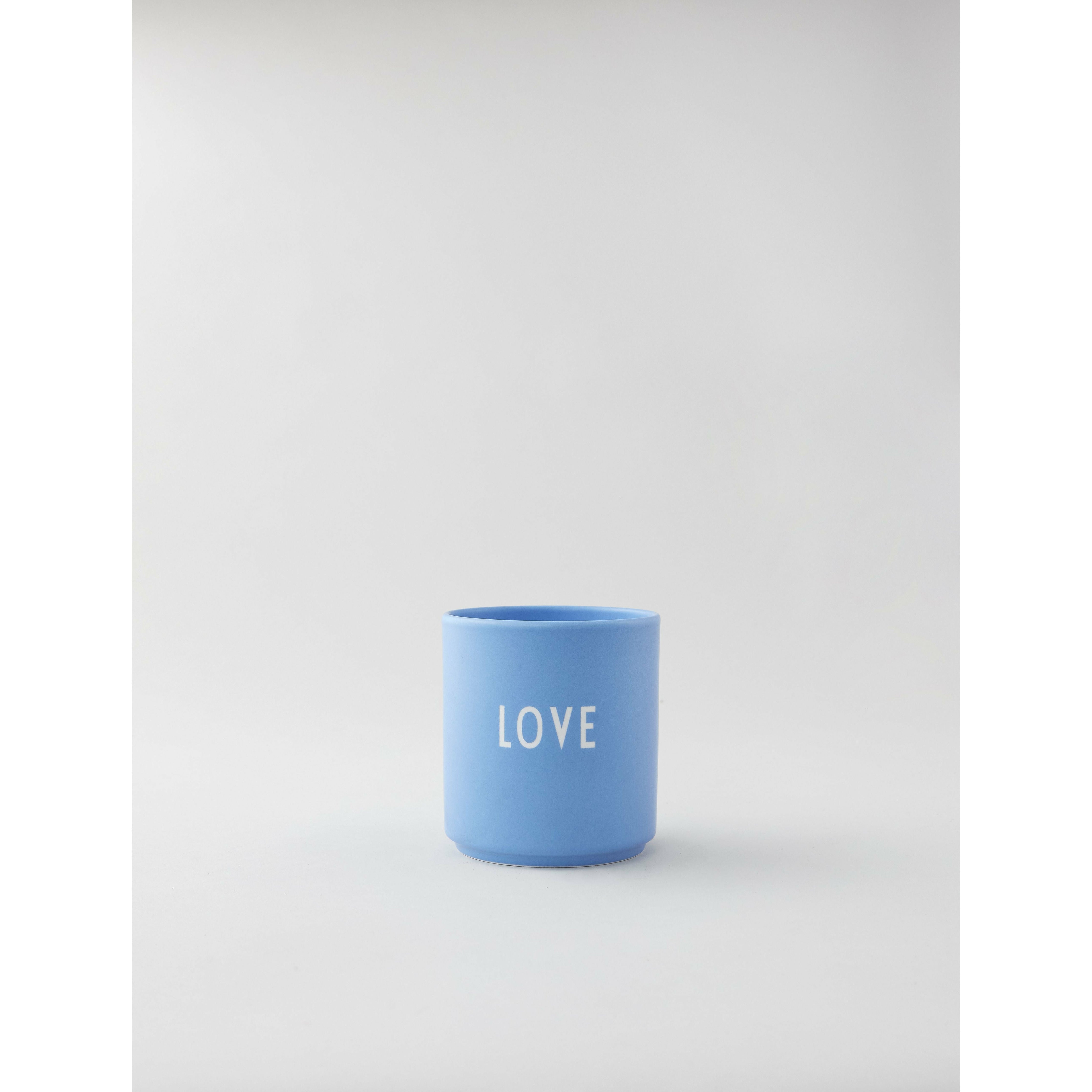 Design Letters Favorit kopp kärlek, himmelblå