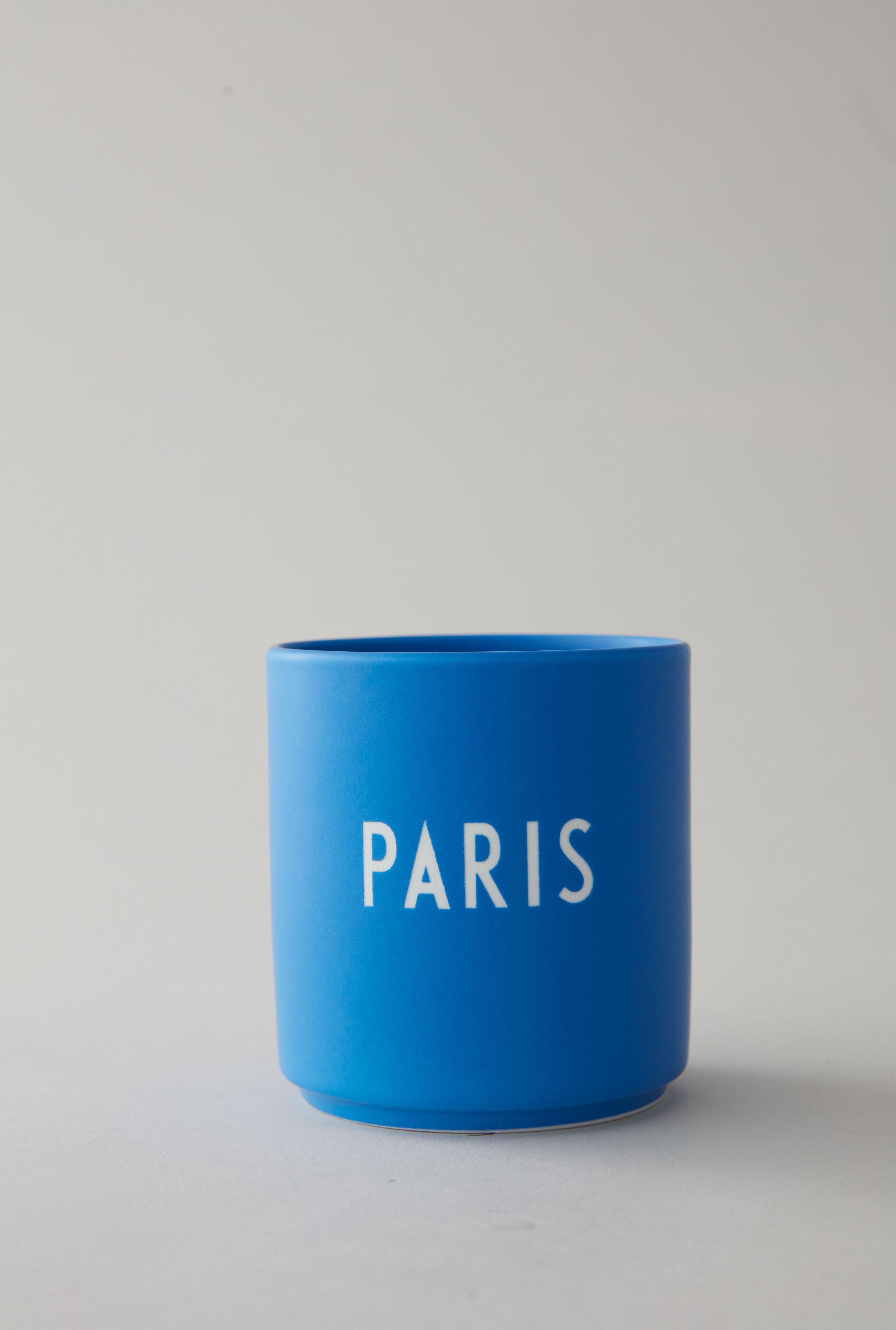 Design Letters Favorit Cup Paris, Kobal Blue