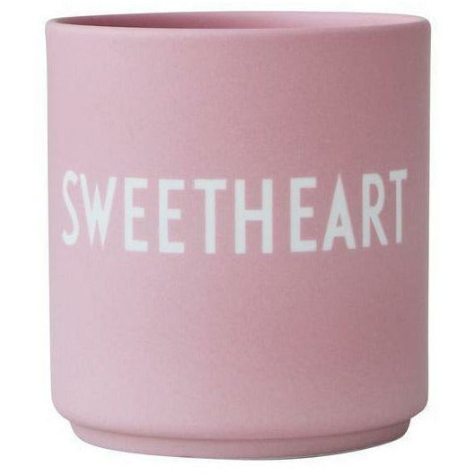 Design Letters Favorit kopp rosa, sött hjärta