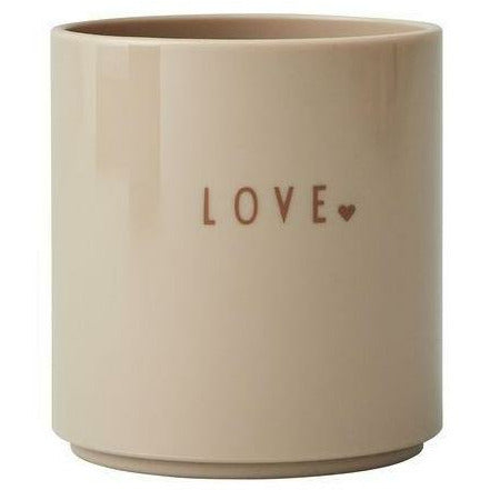 Design Letters Mini Favorit Cup Beige, Love