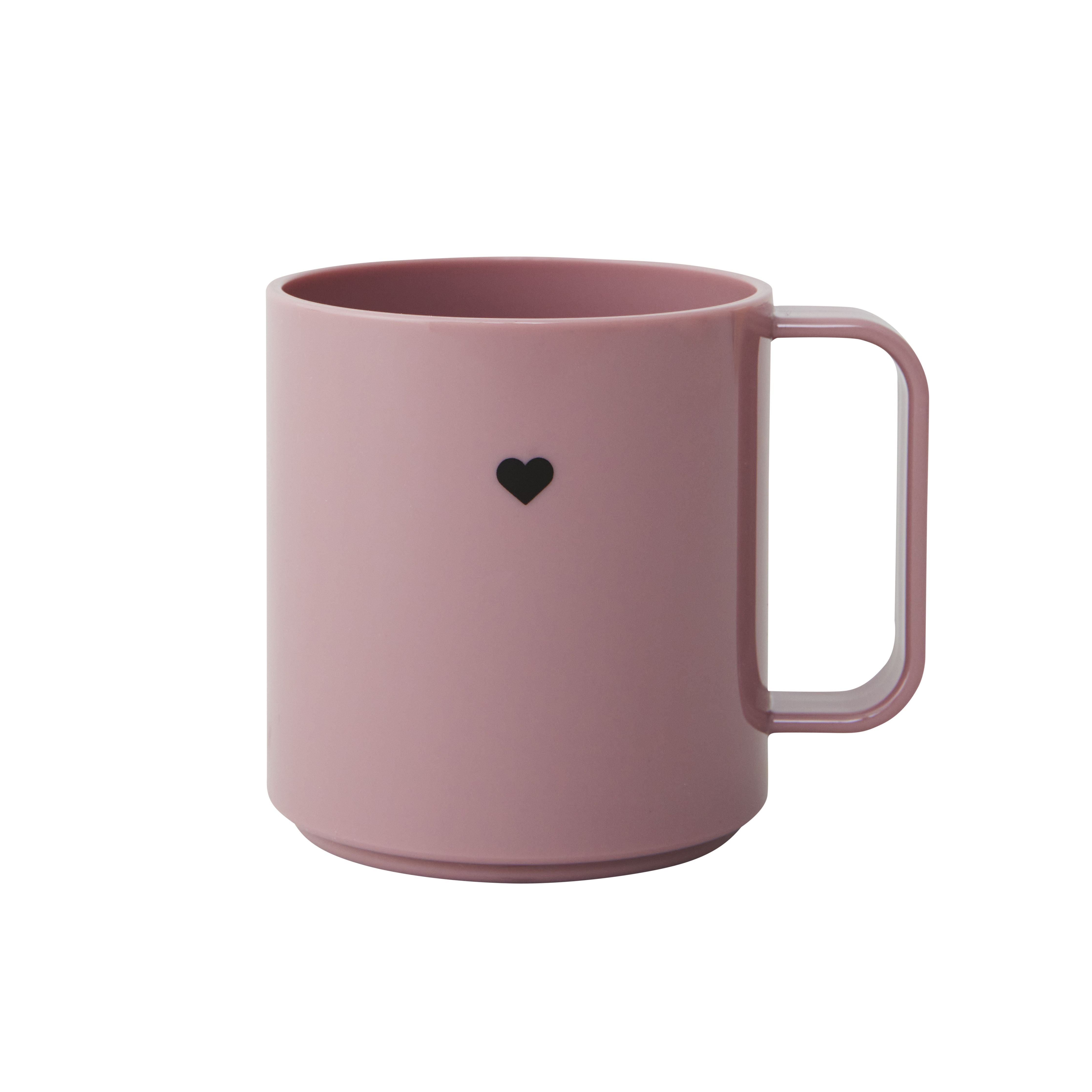 Design Letters Mini Love Cup med Hank, Pink