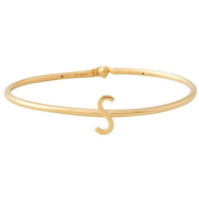 Design Letters My Bangle's Armband, 18K Gold Plated Silver