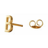 Design Letters Öronst med bokstav, guldpläterad, b