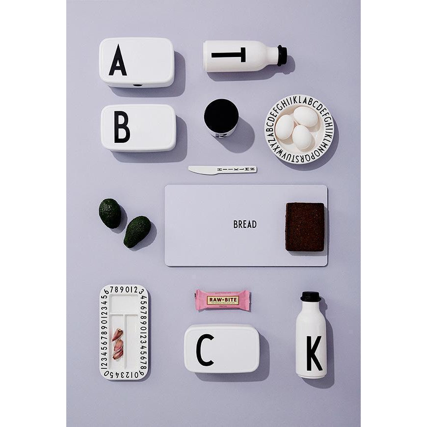 Design Letters Personlig Madkasse  A-Z, W