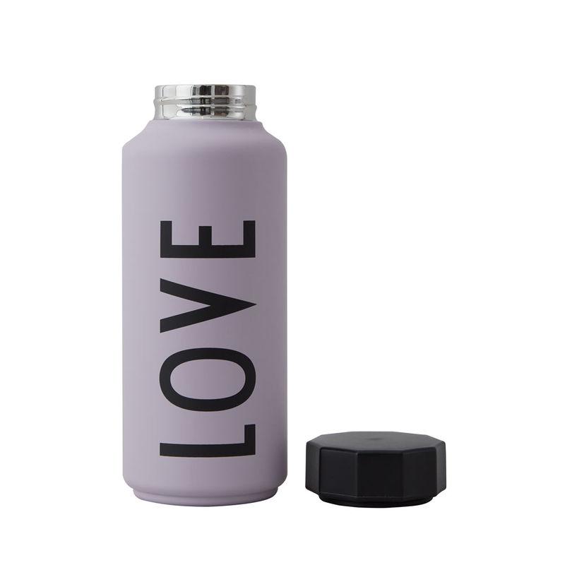 Design Letters Att gå termo -flask lavendel kärlek, 500 ml