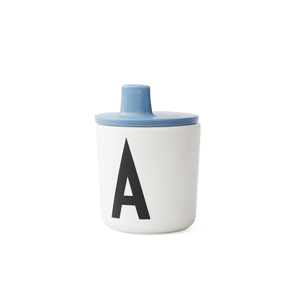 Design Letters Dricker lock för melaminkoppar, blå