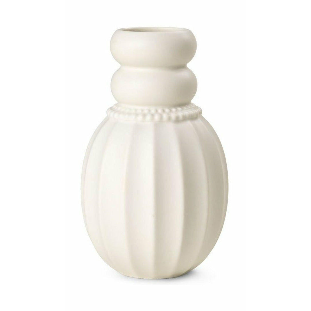 Dottir Pearlpuff Vase, Hvid