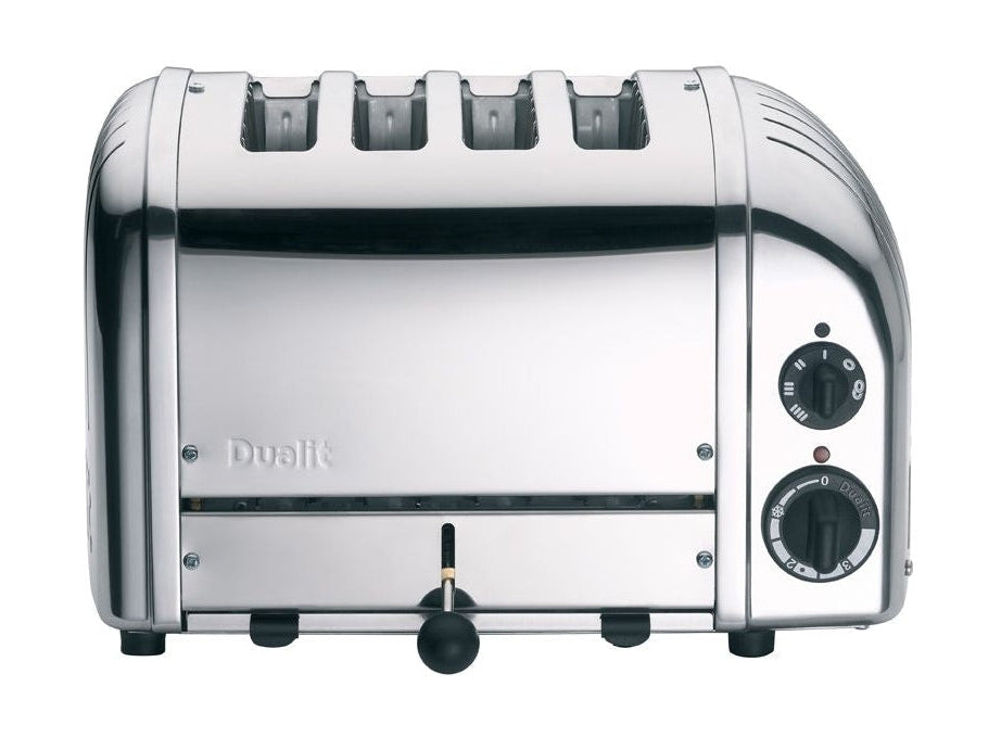 Dualit Classic Toaster New Gen 4 skivor, Chrome