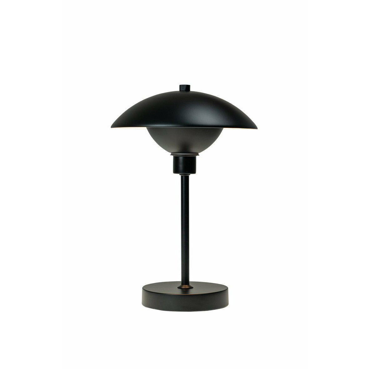 Dyberg Larsen Roma bordslampmatta svart, 20 cm