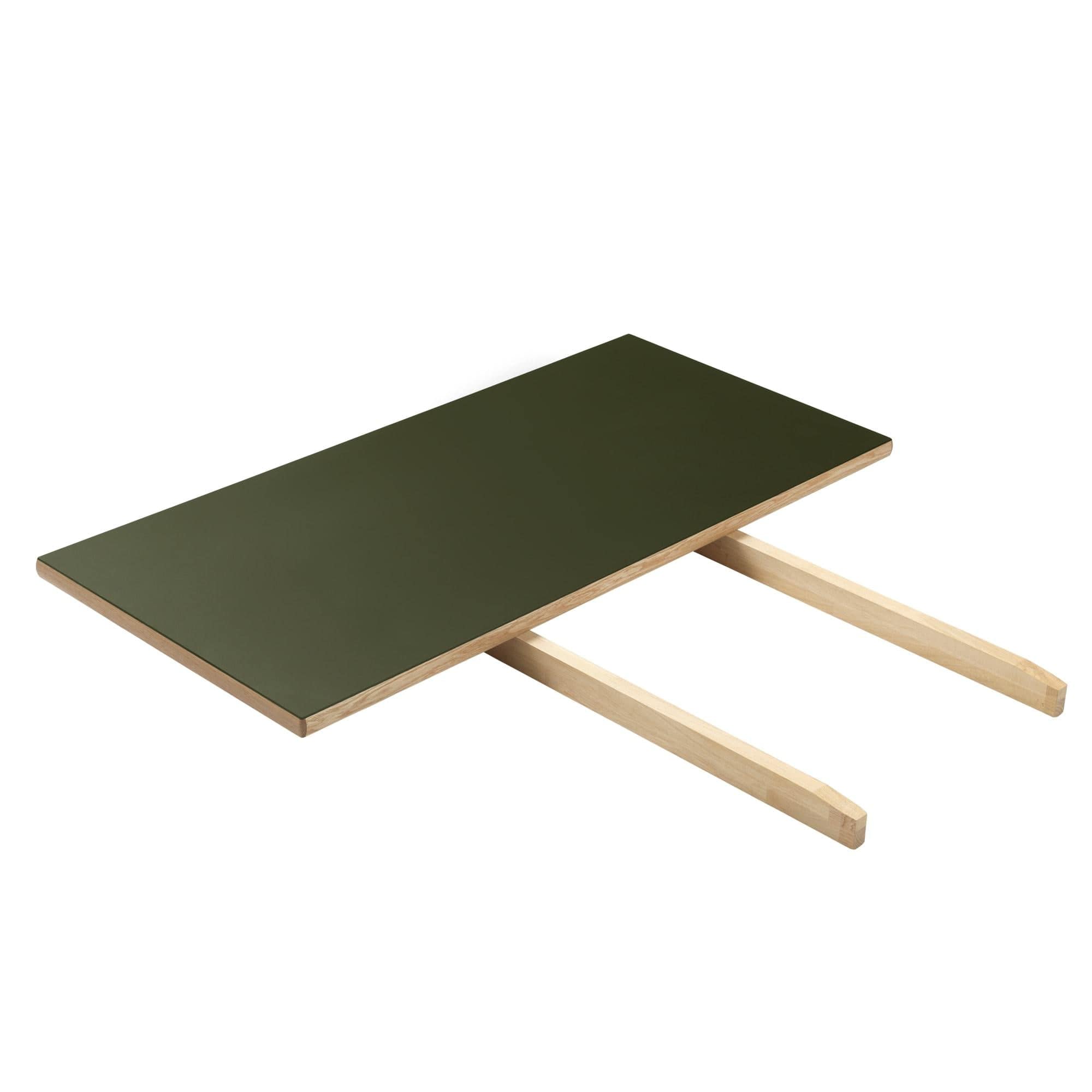 FDB Møbler C35 Ytterligare platta ek/oliv linoleum, 45 cm