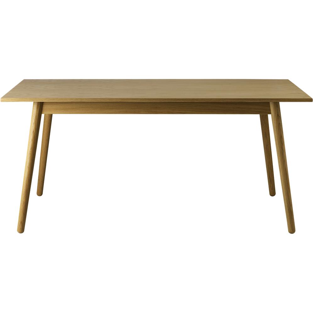 FDB Møbler C35B matbord för 6 personer i ek, natur, 82x160 cm