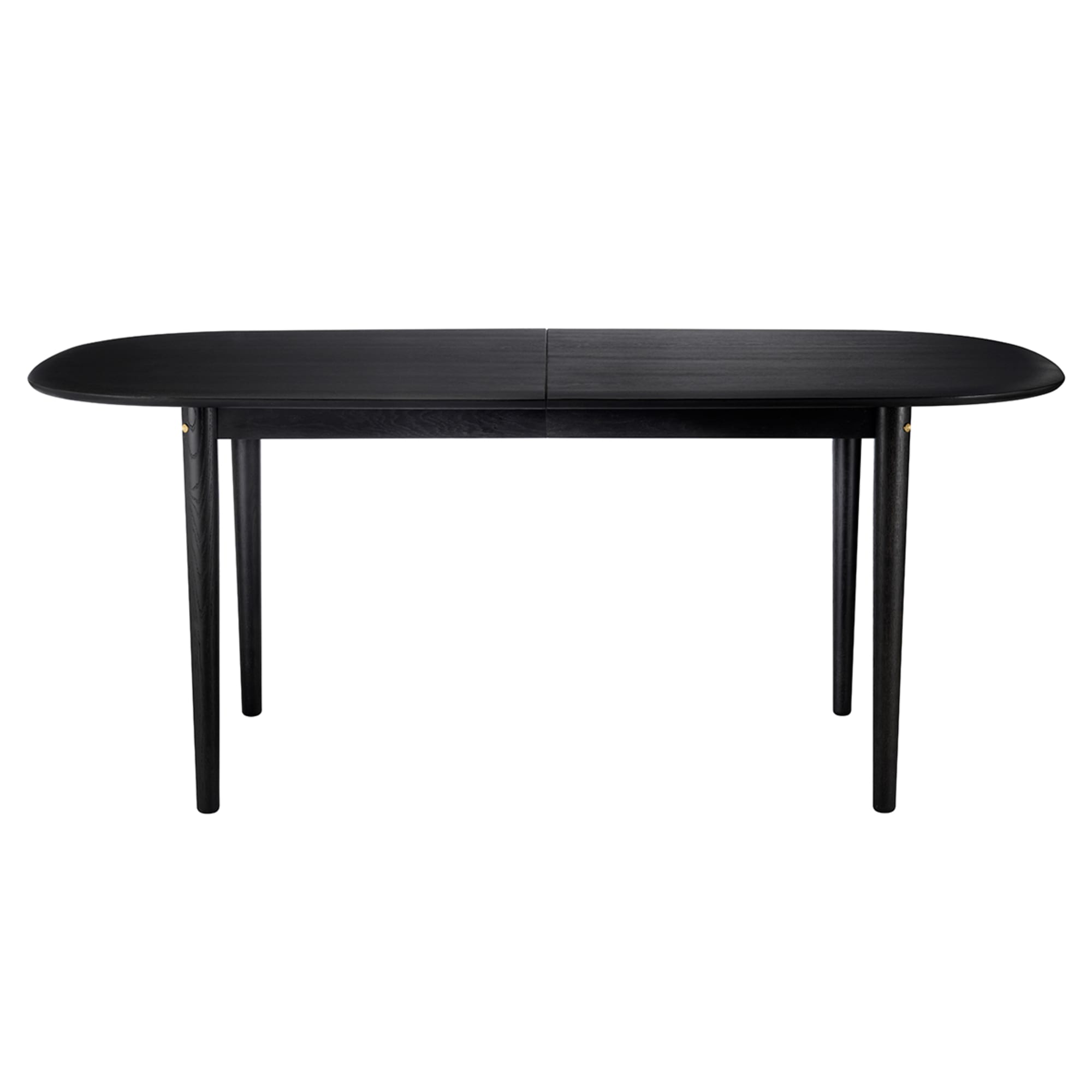 FDB Møbler C63e matbord med drag, svart ek