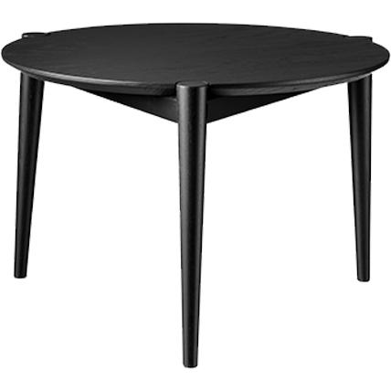 FDB Møbler D102 SOS Coofable Table Ø55 cm, svart EG