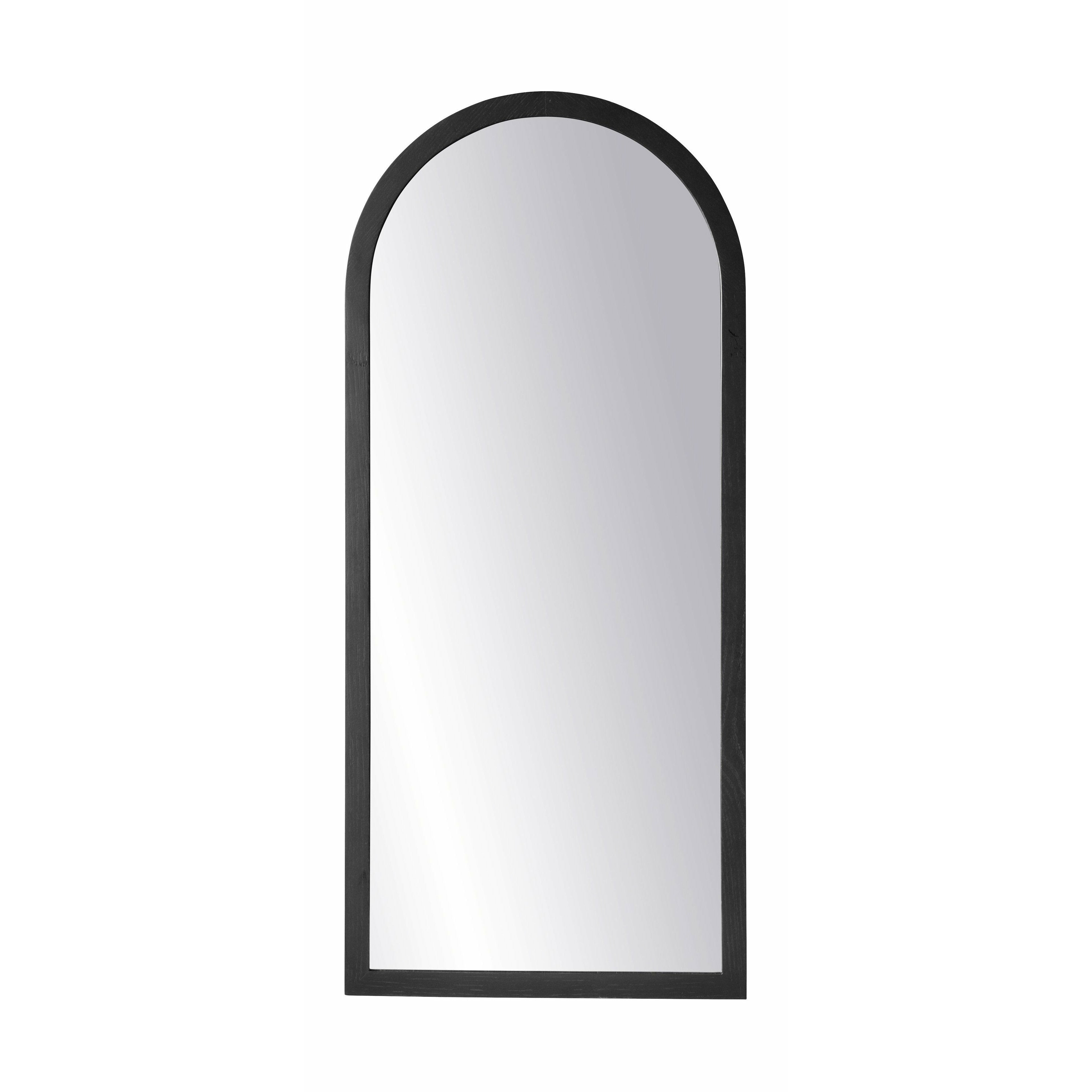FDB Møbler I2 Mossø spegel 90x40 cm, svart