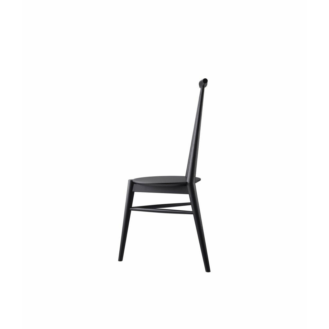 FDB Møbler J157 ankare stol, svartmålad ek